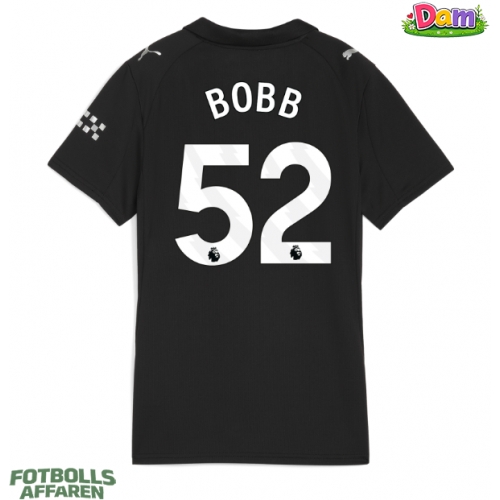 Manchester City Oscar Bobb #52 Bortatröja Kvinnor 2025-26 Kortärmad